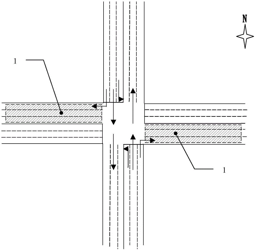 Method for eliminating left-turn phase at traffic intersection