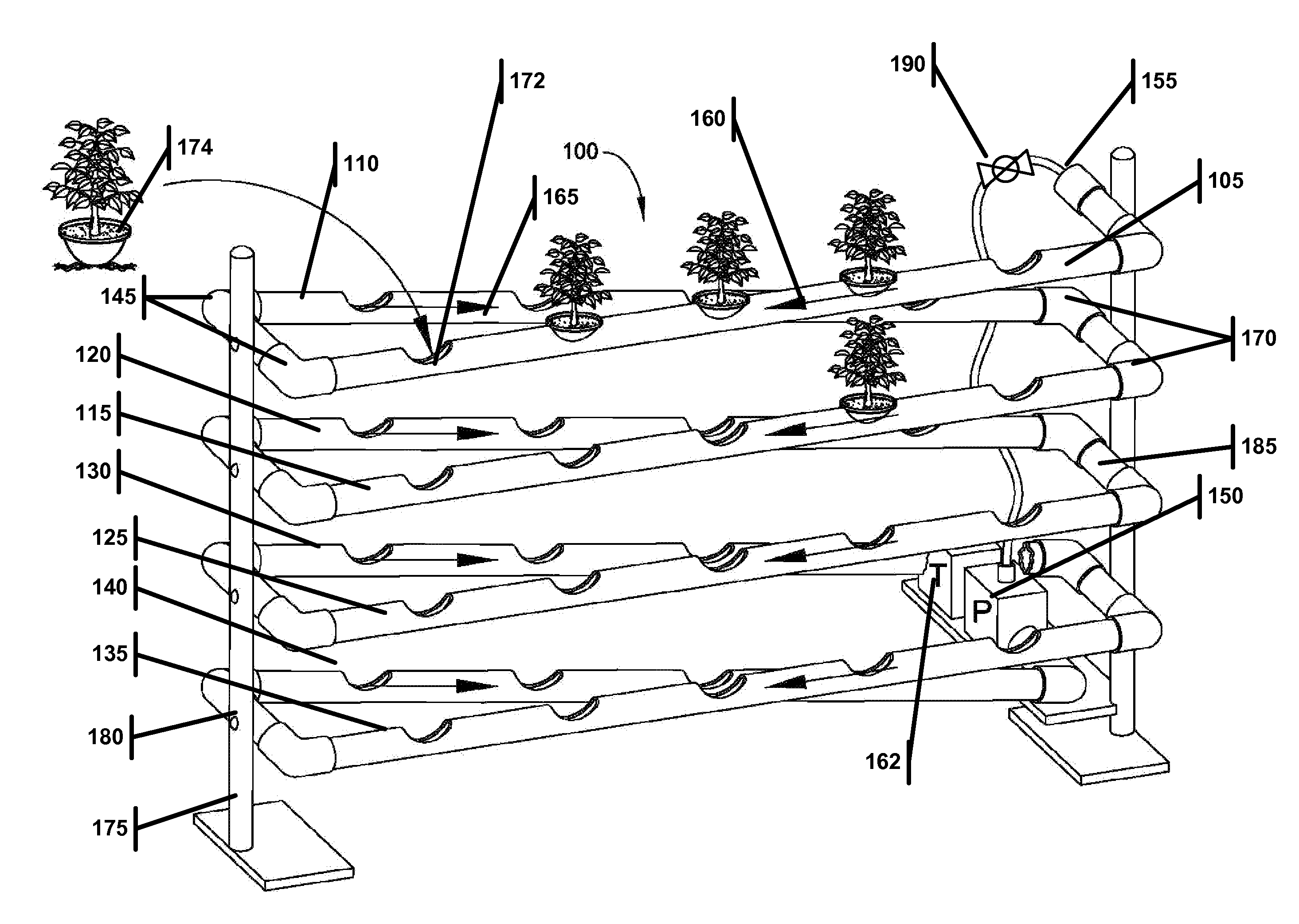 Vertical Hydroponics System