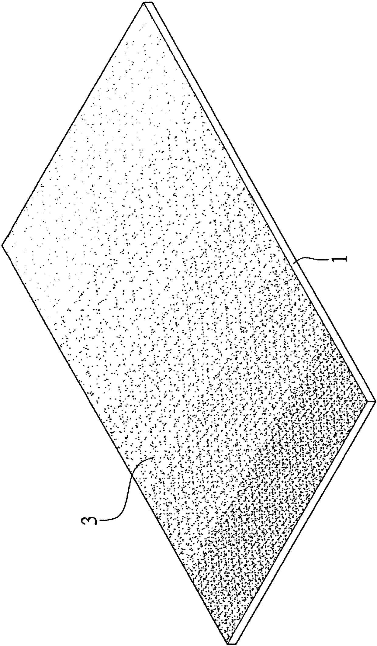 Anti-glare glass forming method and product thereof