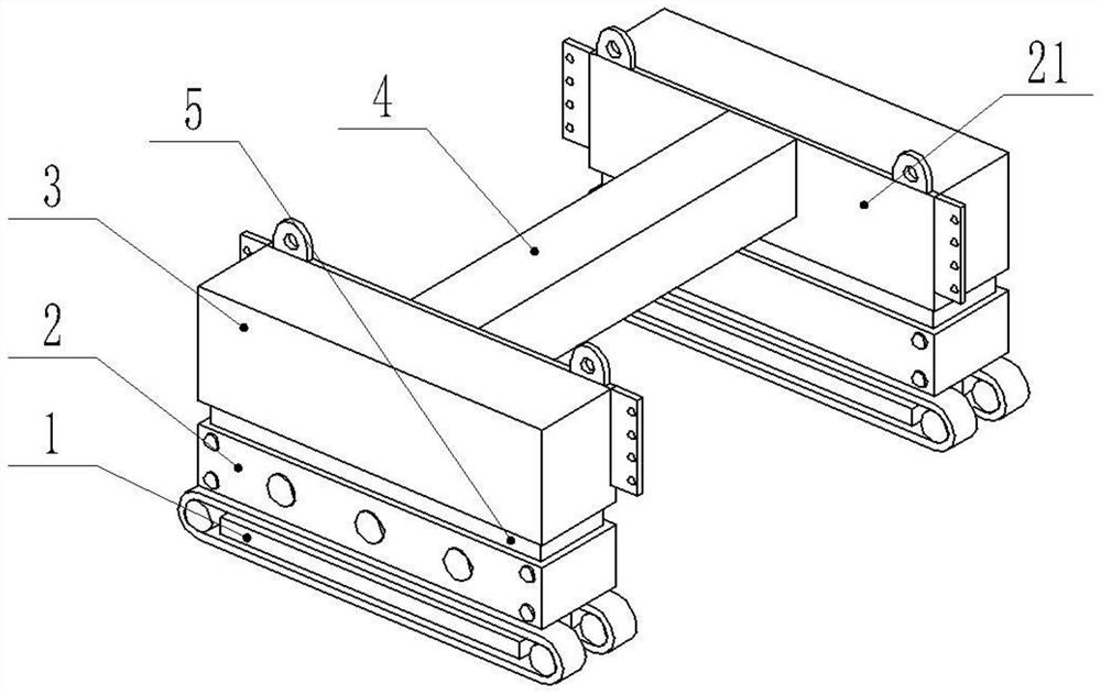 Traffic rail mobile loading test vehicle loading equipment