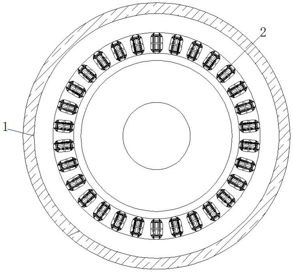 A Ball Bearing Using Friction to Eliminate Pitting