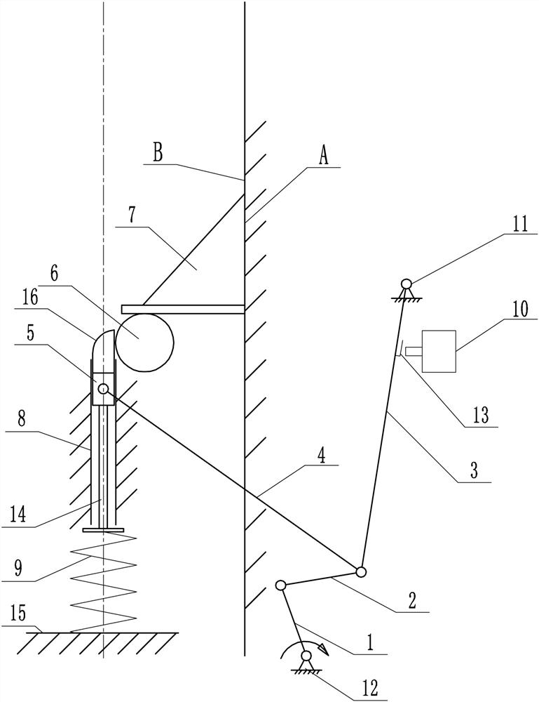 A bayonet type automatic reset machine-hydraulic linkage door lock device and operation method in a car