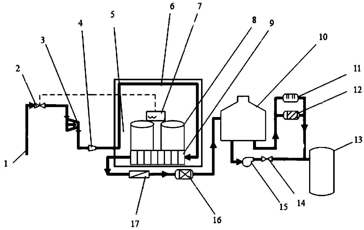 A deep-sea space station equipment cabin cooling system and its control method