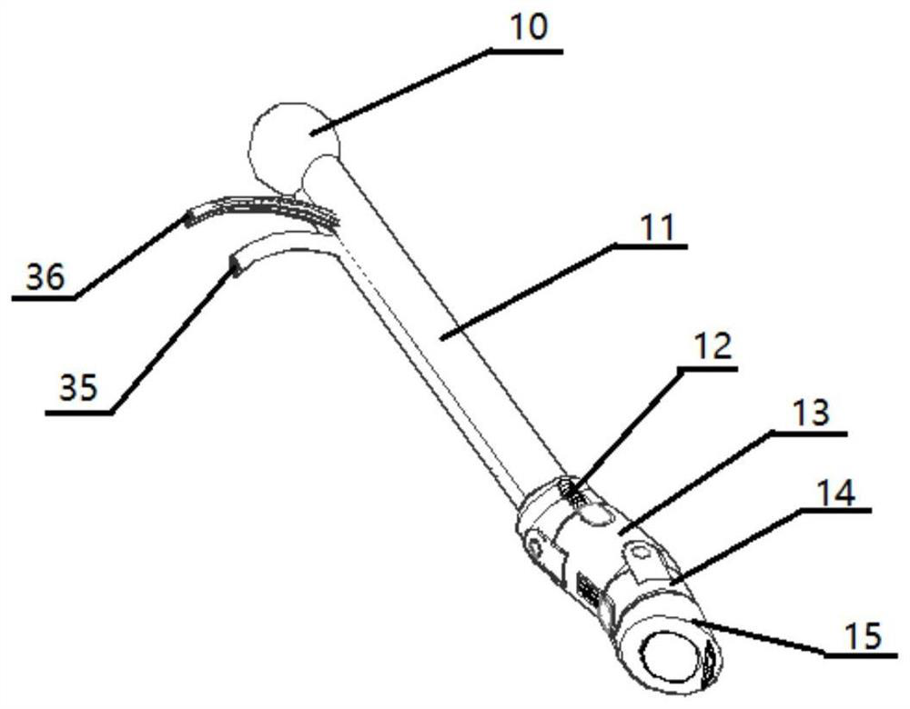 Surgical laparoscope device with view angle capable of being controlled by surgeon