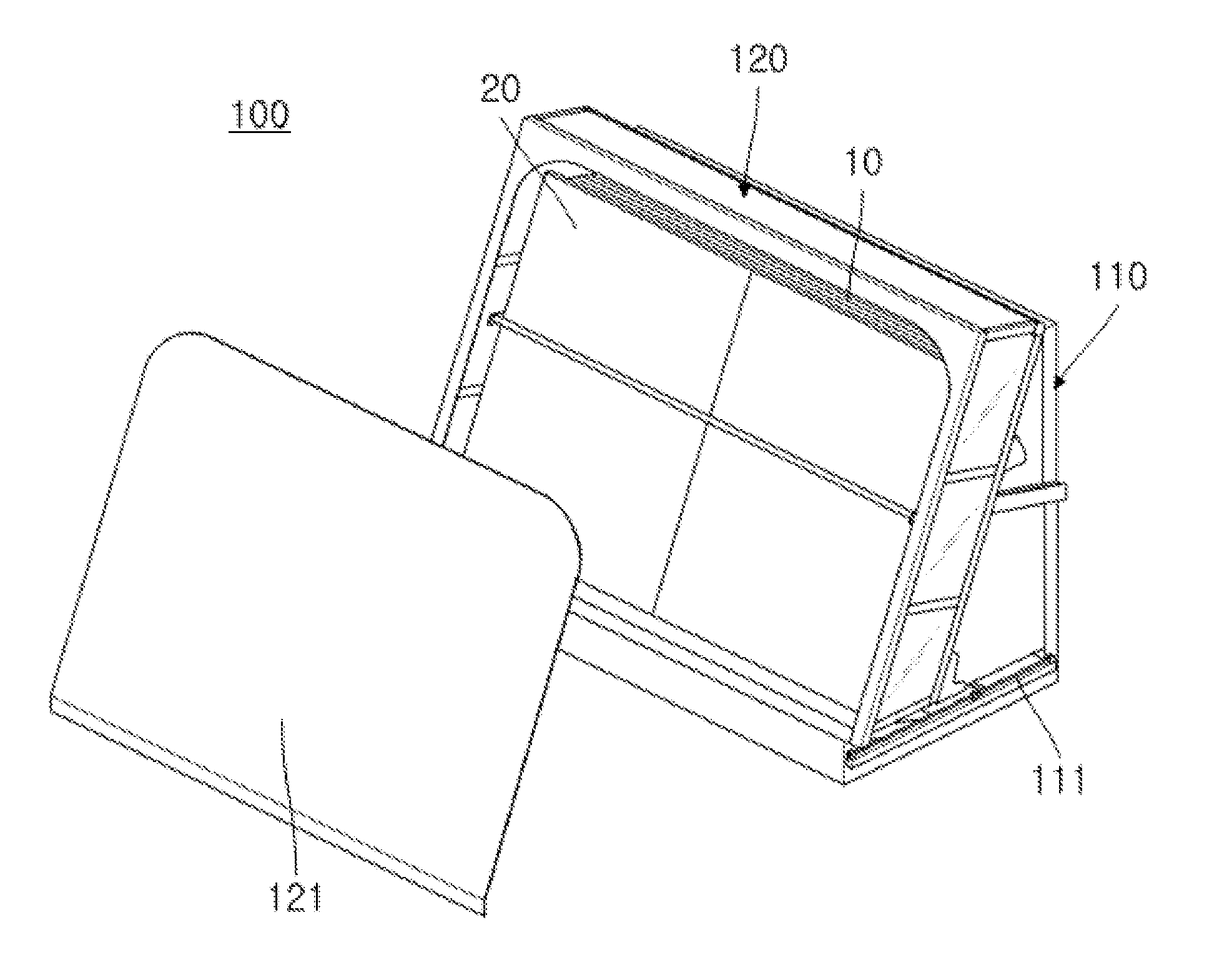 Glass Substrate Protective Pad And Glass Substrate Packing Container