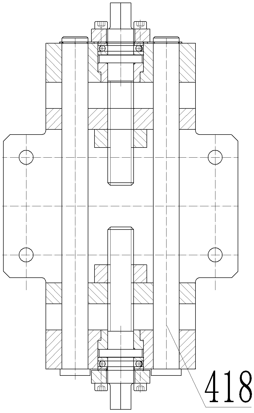 Strip Rolling Shear Press Mechanism