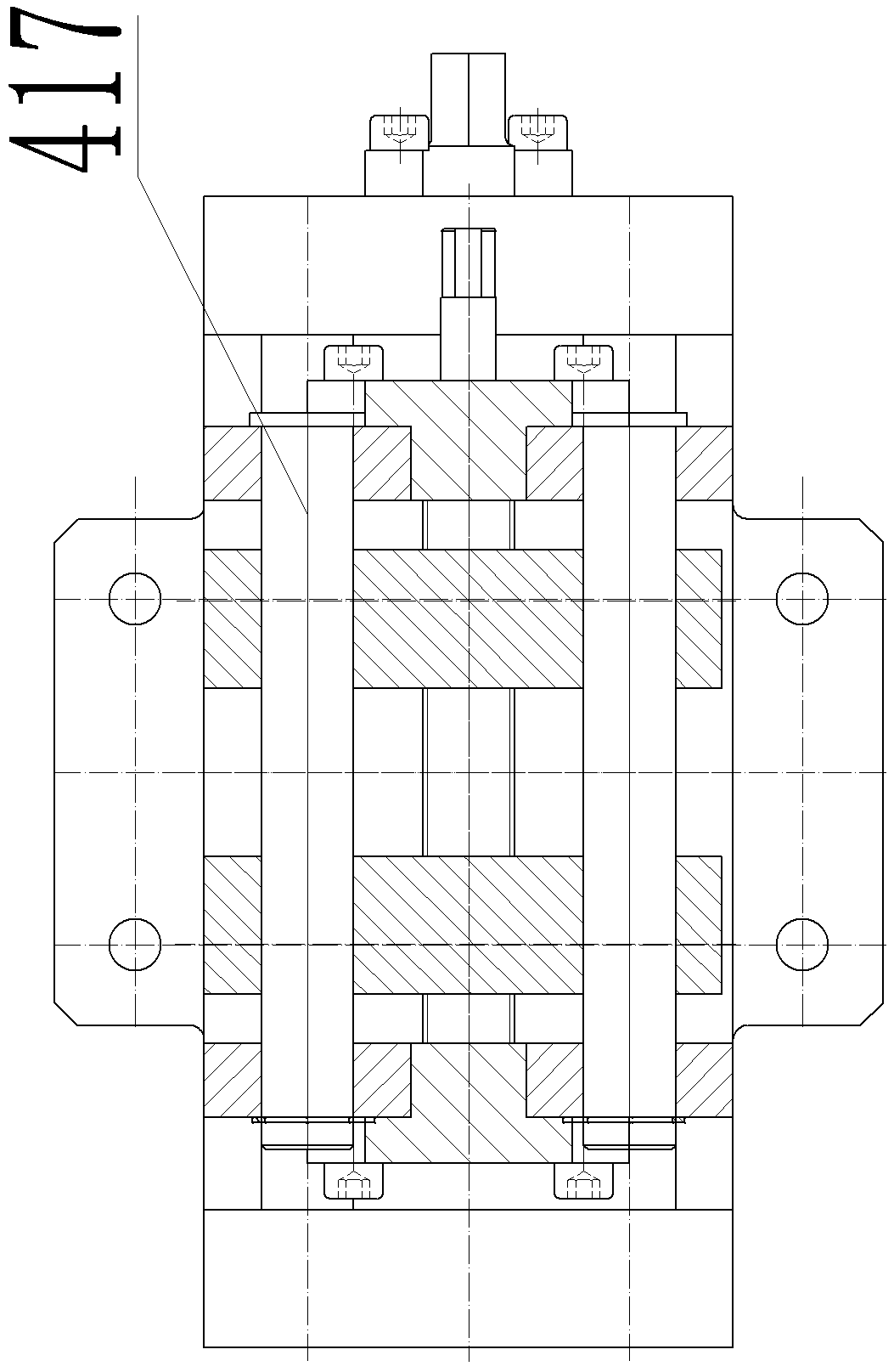 Strip Rolling Shear Press Mechanism