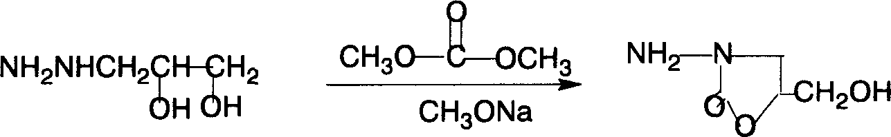 Synthesis method of 5-hydroxy methyl furazolidone
