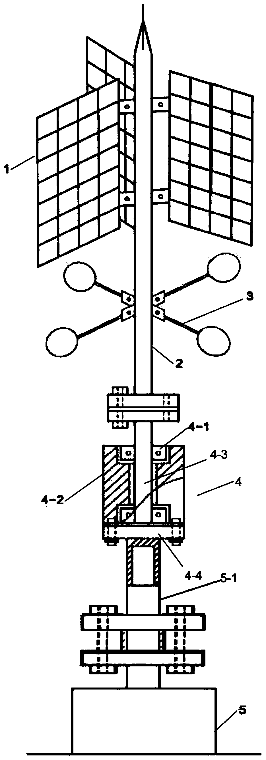 Lightning protection and elimination device for oil well platform
