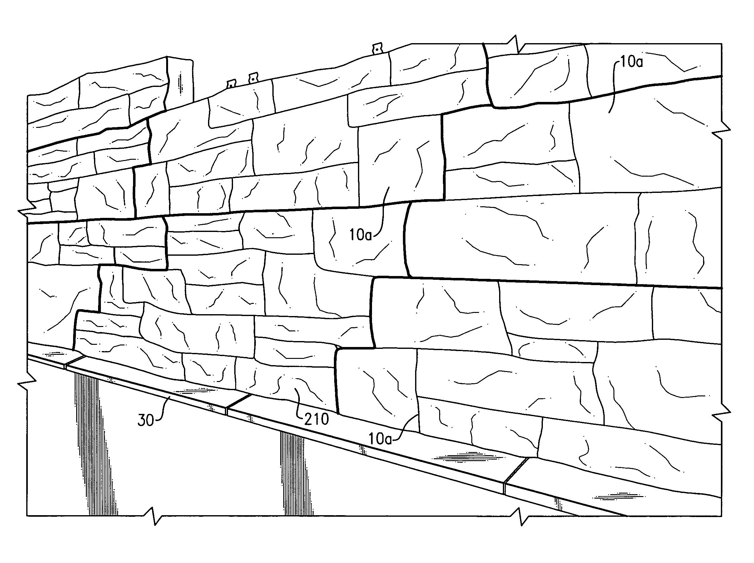 Faux-stone architectural panel system
