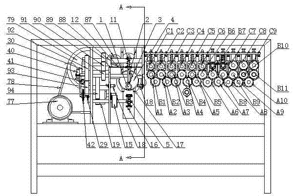 Shear flattening and cleaning device for cans