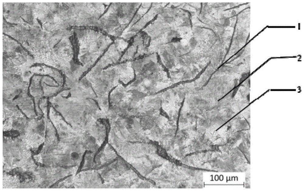 A kind of low-alloy gray cast iron material for truck brake drum and preparation method thereof