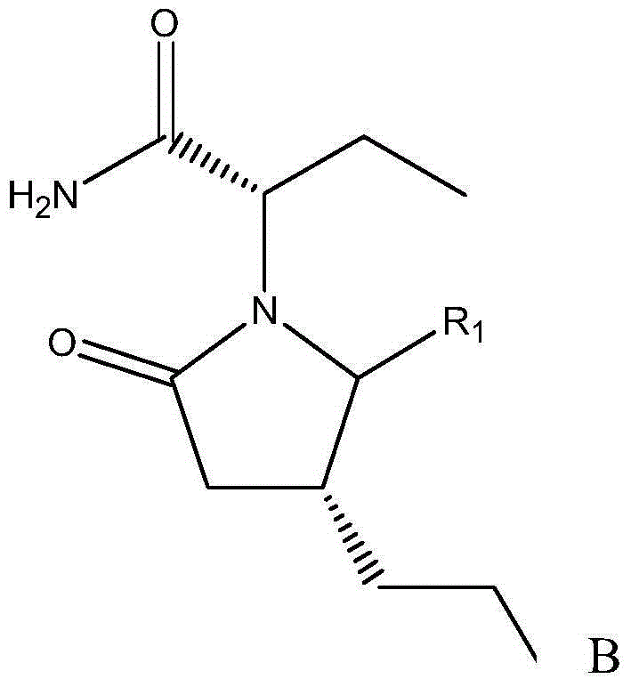 2-oxo-1-pyrrolidine chiral derivative preparation method