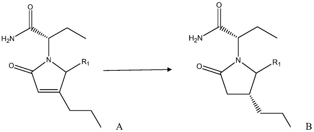 2-oxo-1-pyrrolidine chiral derivative preparation method