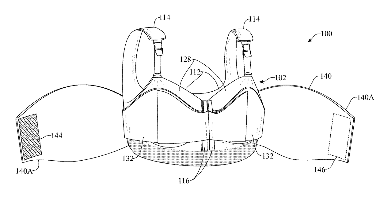 Dual use bra garment for user-selected conversion between a conventional nursing bra configuration and a breast milk engorgement inhibiting configuration