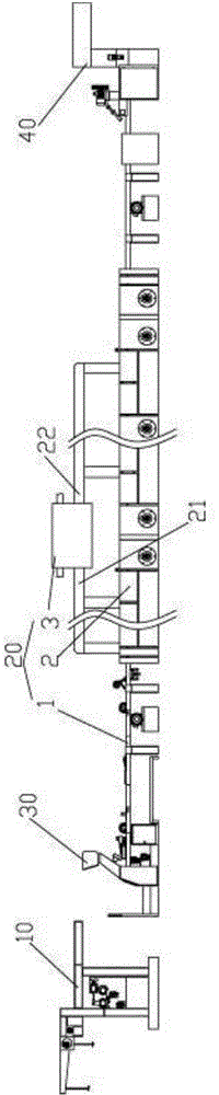 Energy-saving stretching and setting machine