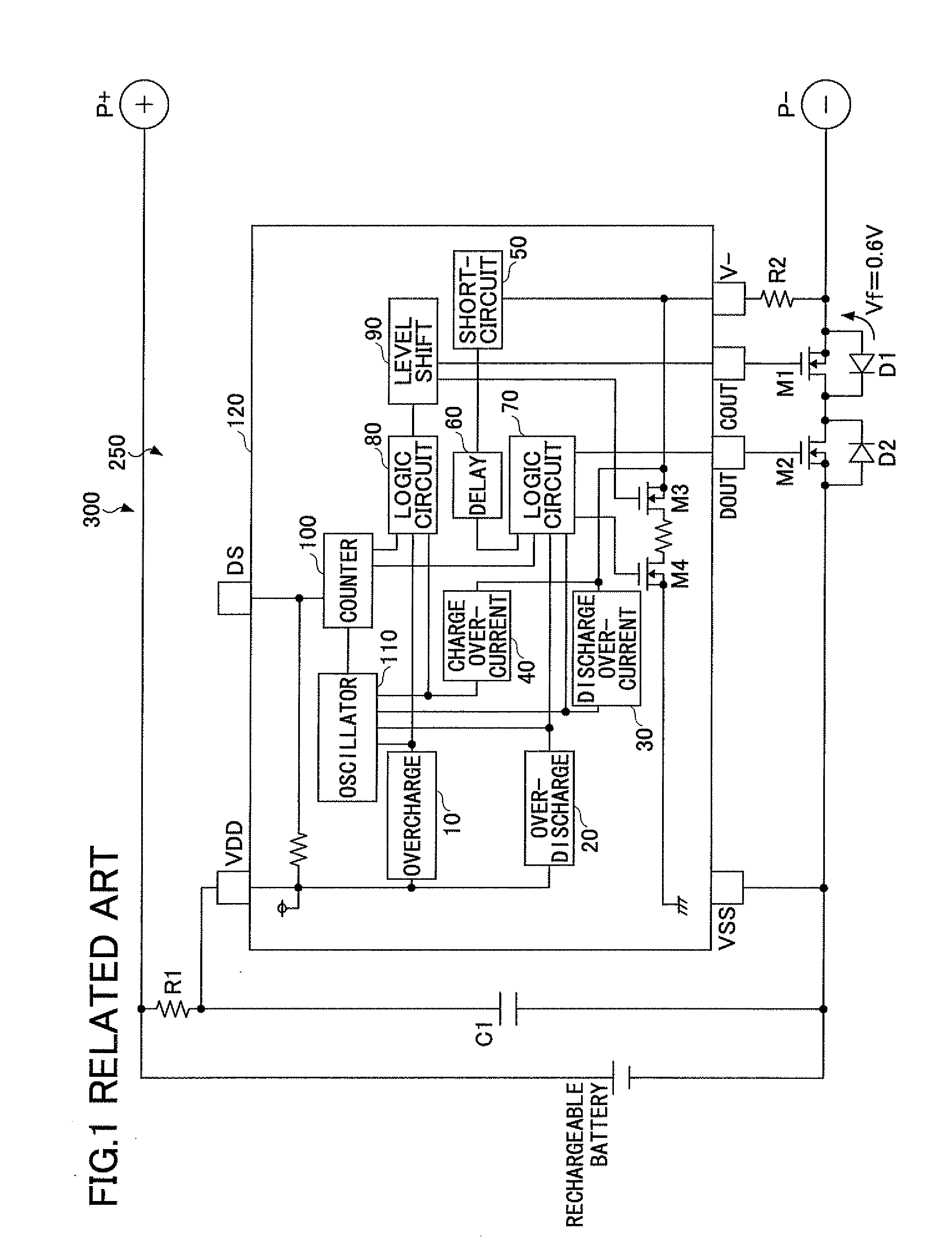 Rechargeable battery protection integrated circuit device, rechargeable battery protection module using the rechargeable battery protection integrated circuit device, and battery pack