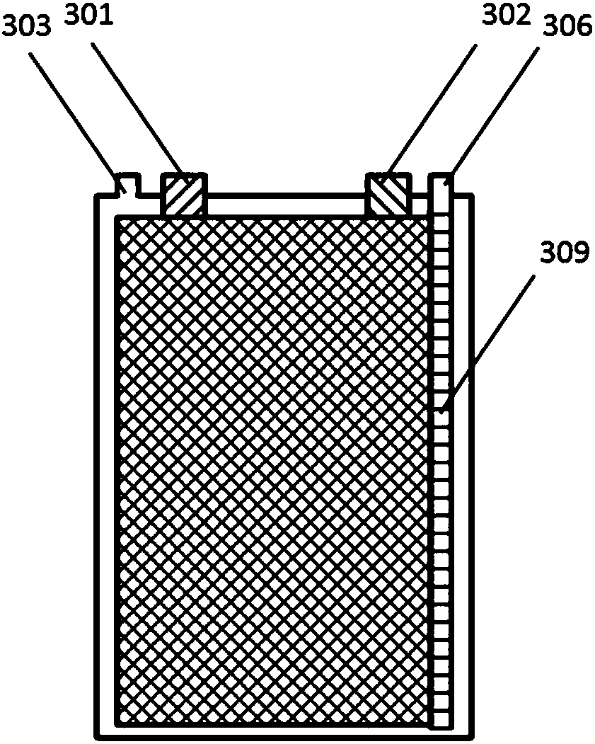 Liquid-replaceable lithium slurry battery module and liquid replacing method thereof