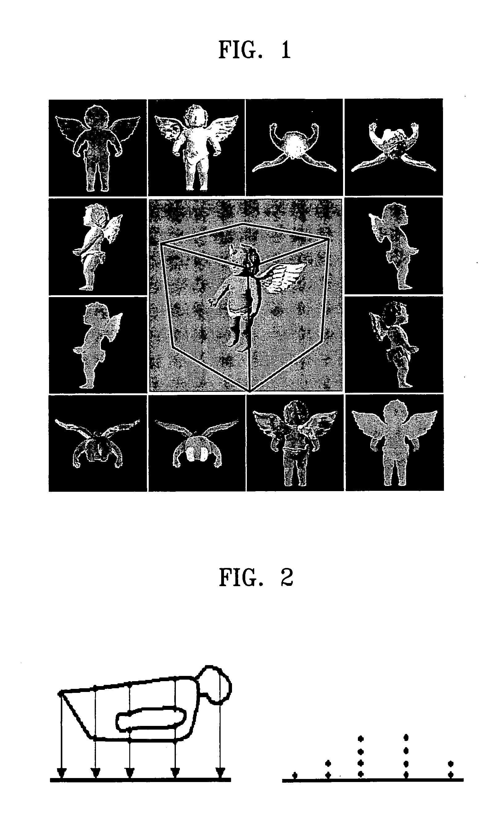 Method and/or apparatus for high speed visualization of depth image-based 3D graphic data