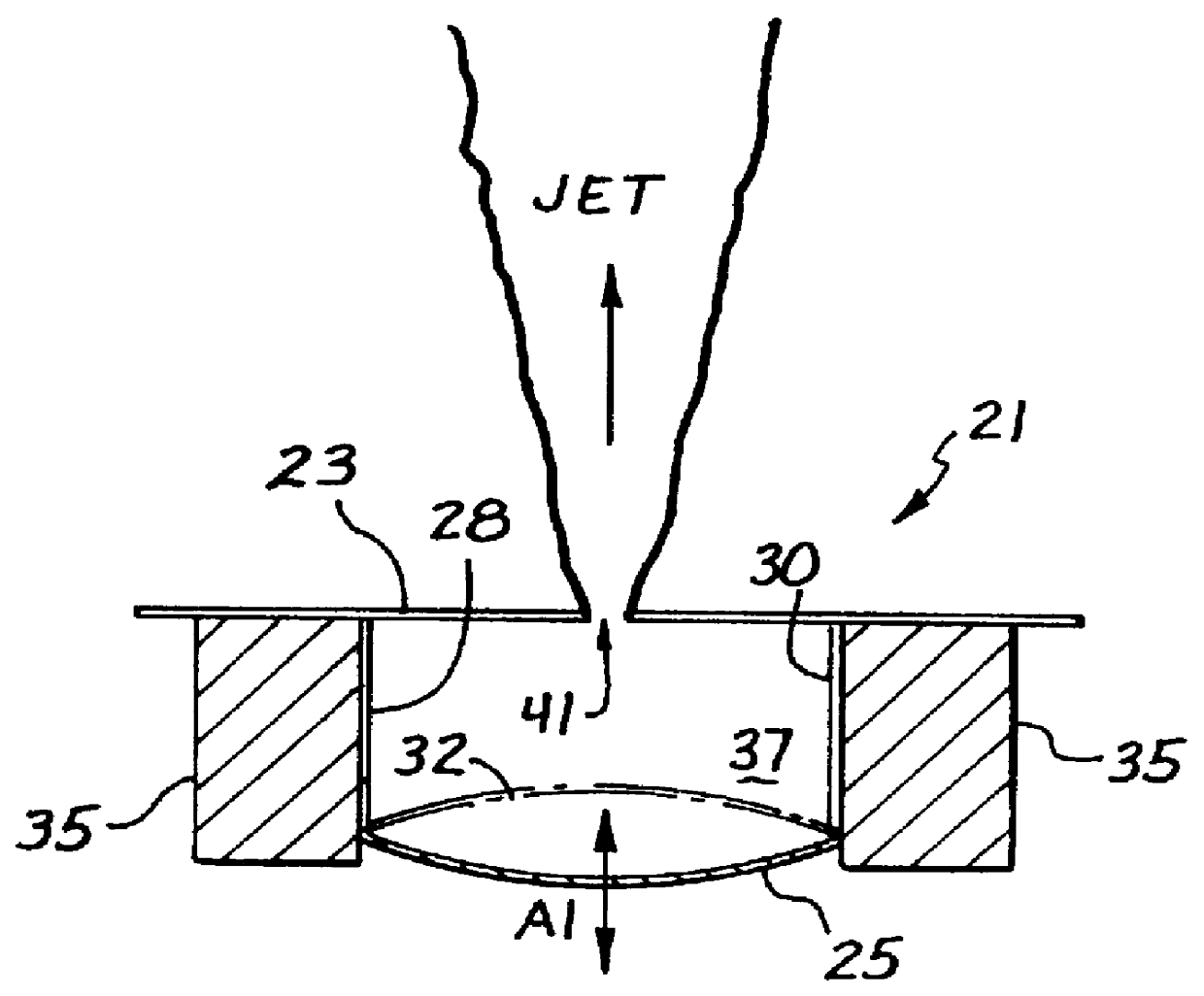 Oscillating air jets for helicopter rotor aerodynamic control and BVI noise reduction