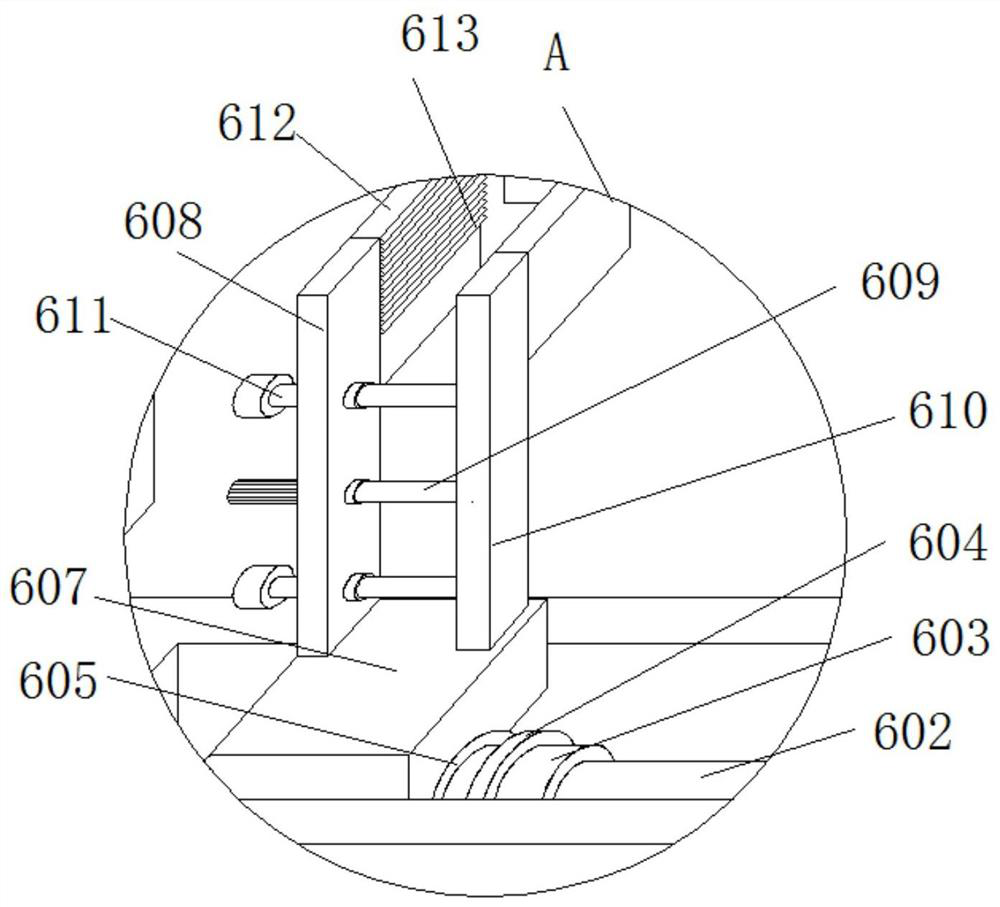 A ptfe filter bag cutting device for glass furnace and its processing method