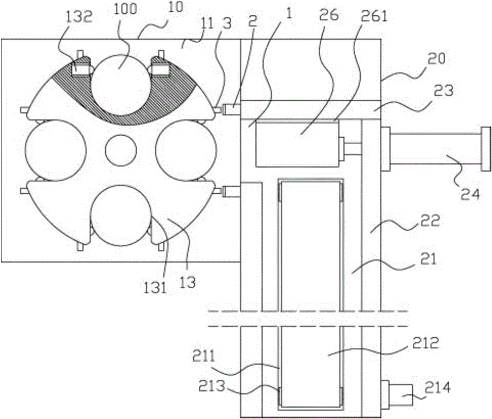 Automatic rotation mechanism for cosmetic box conveyance