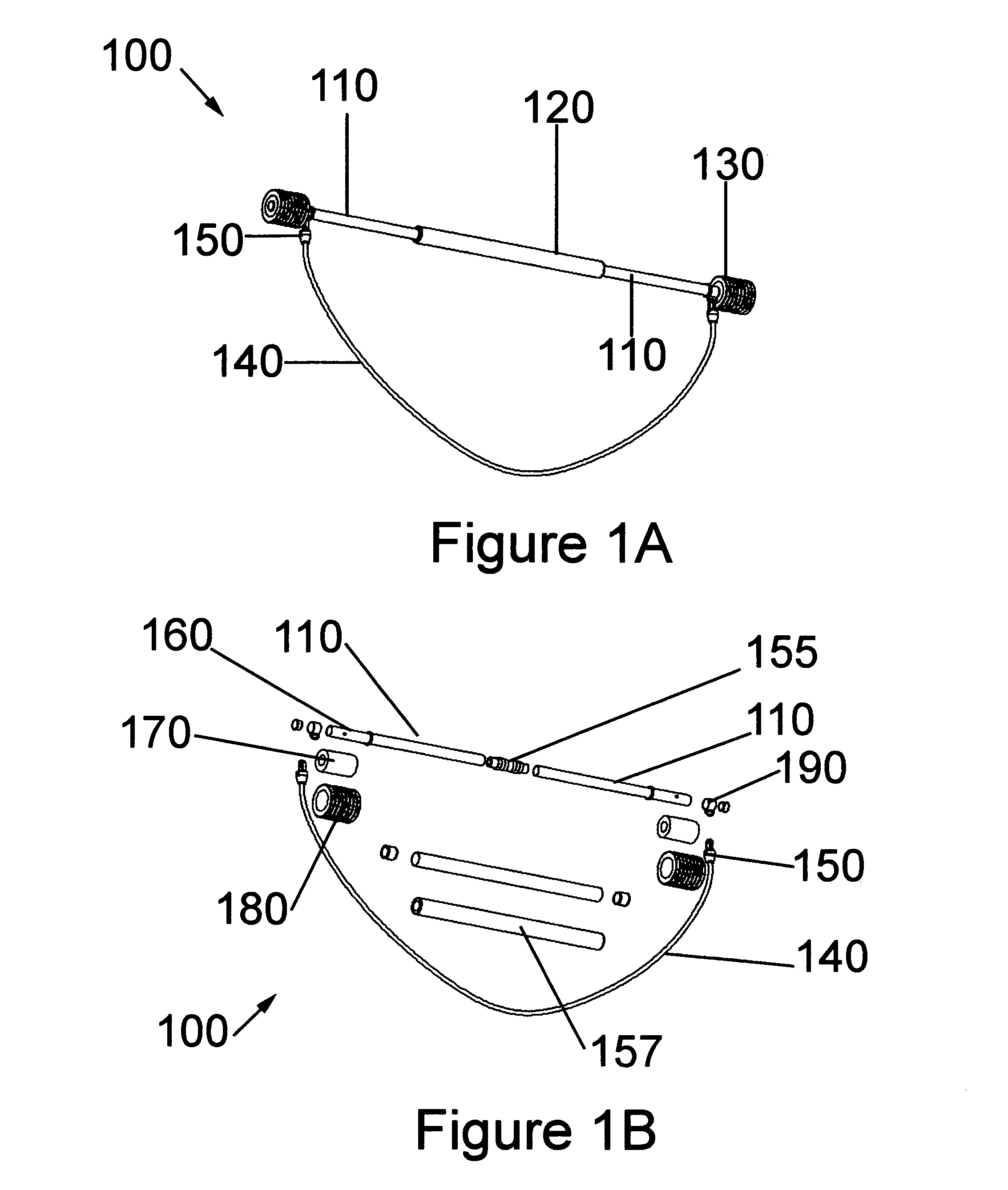 Exercise roll bar device