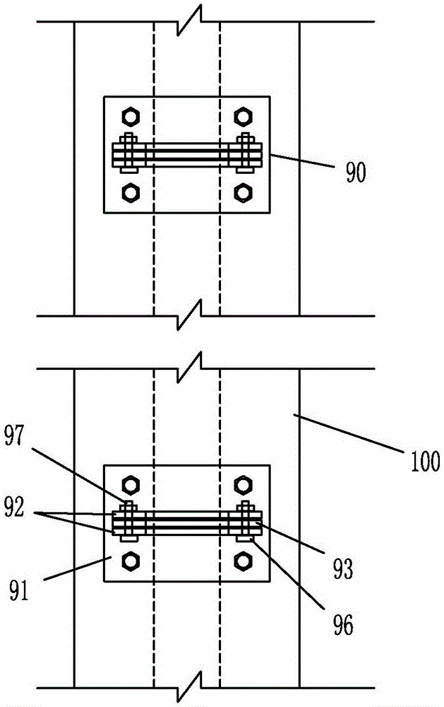 Fabricated high-altitude protective shed used for building construction and assembling method thereof