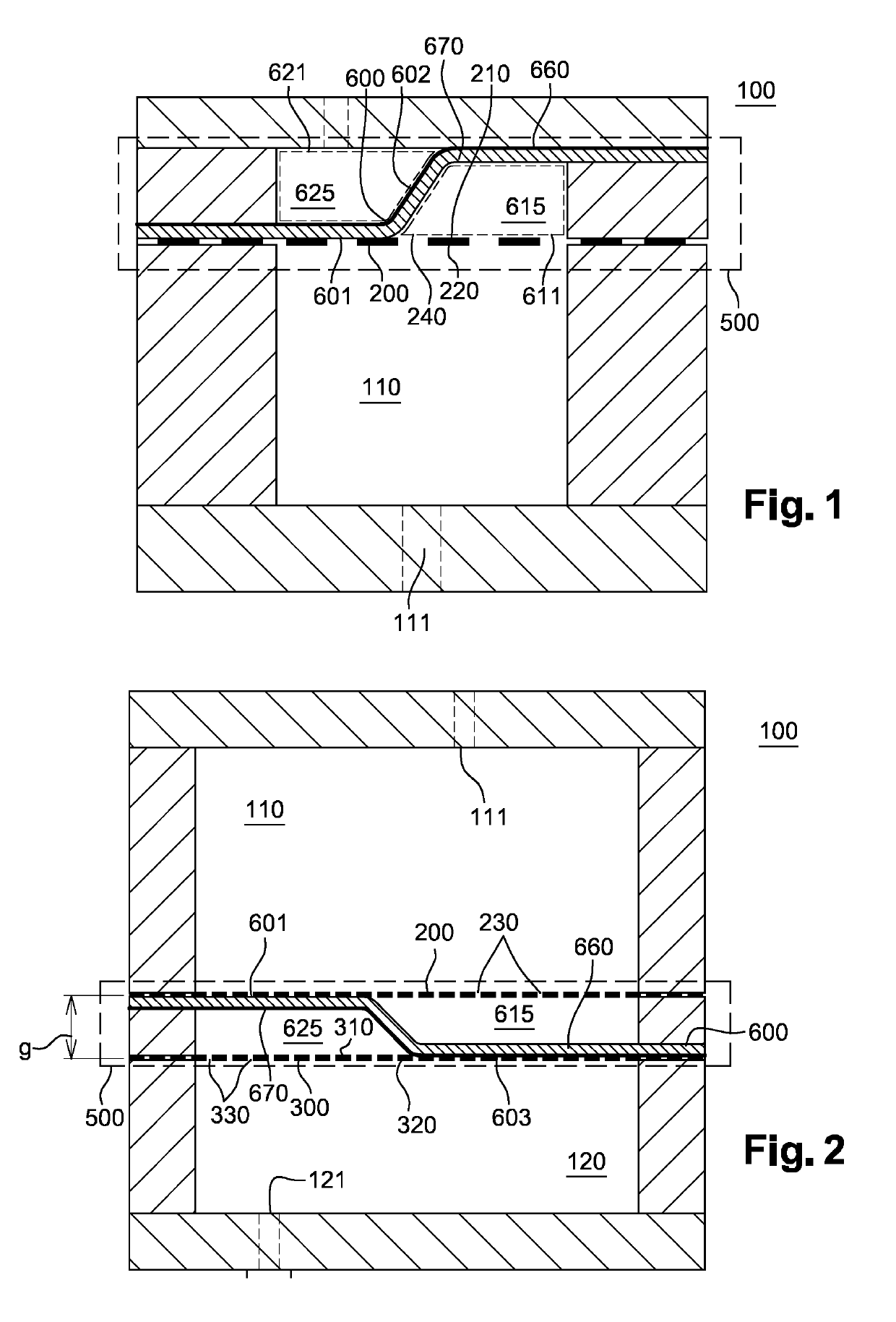 Electrostatically actuated device