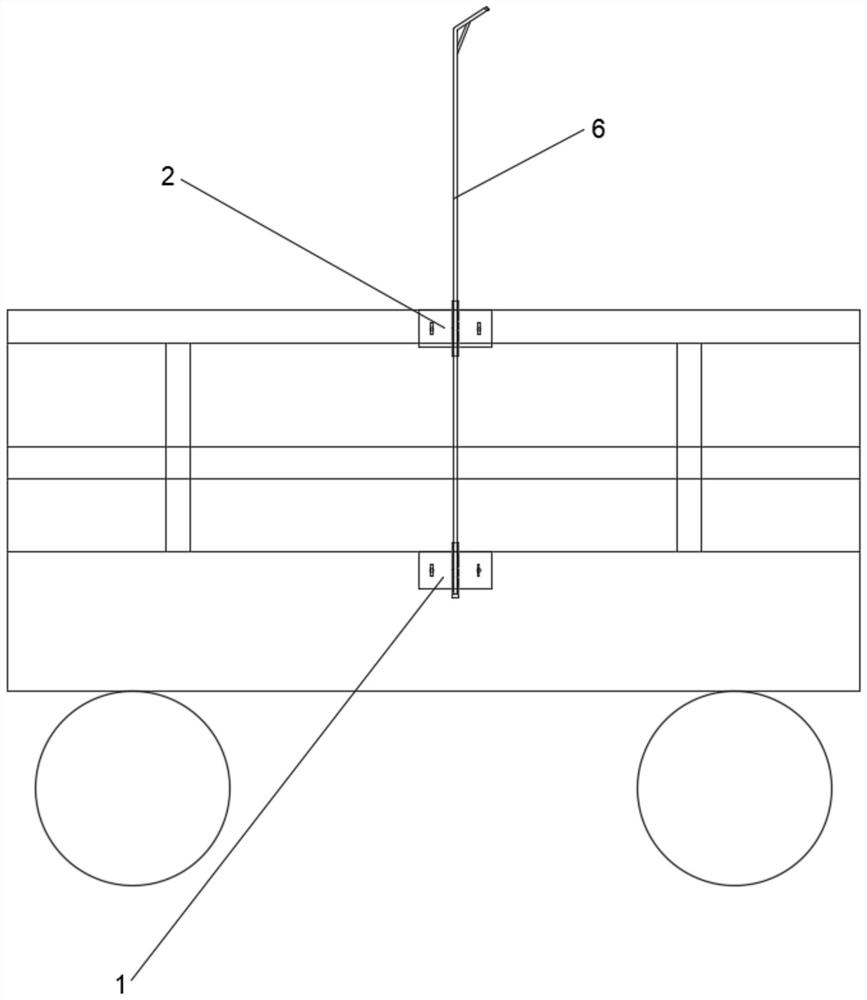 Loading safety device for high-rail semitrailer