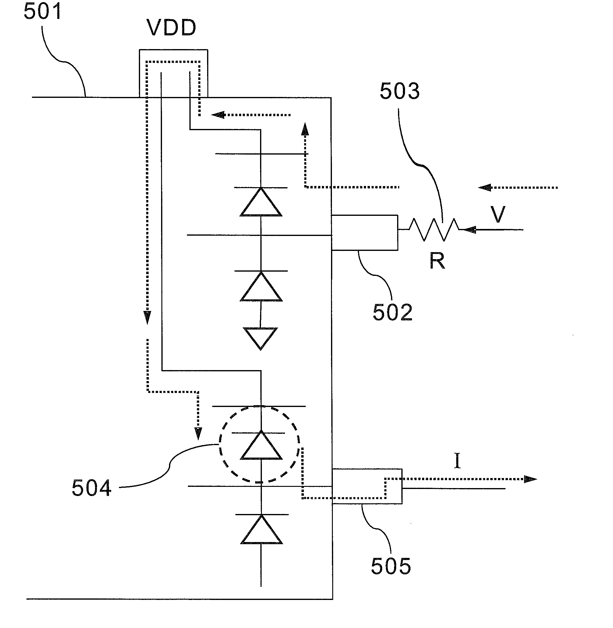 Method for continuity test of integrated circuit