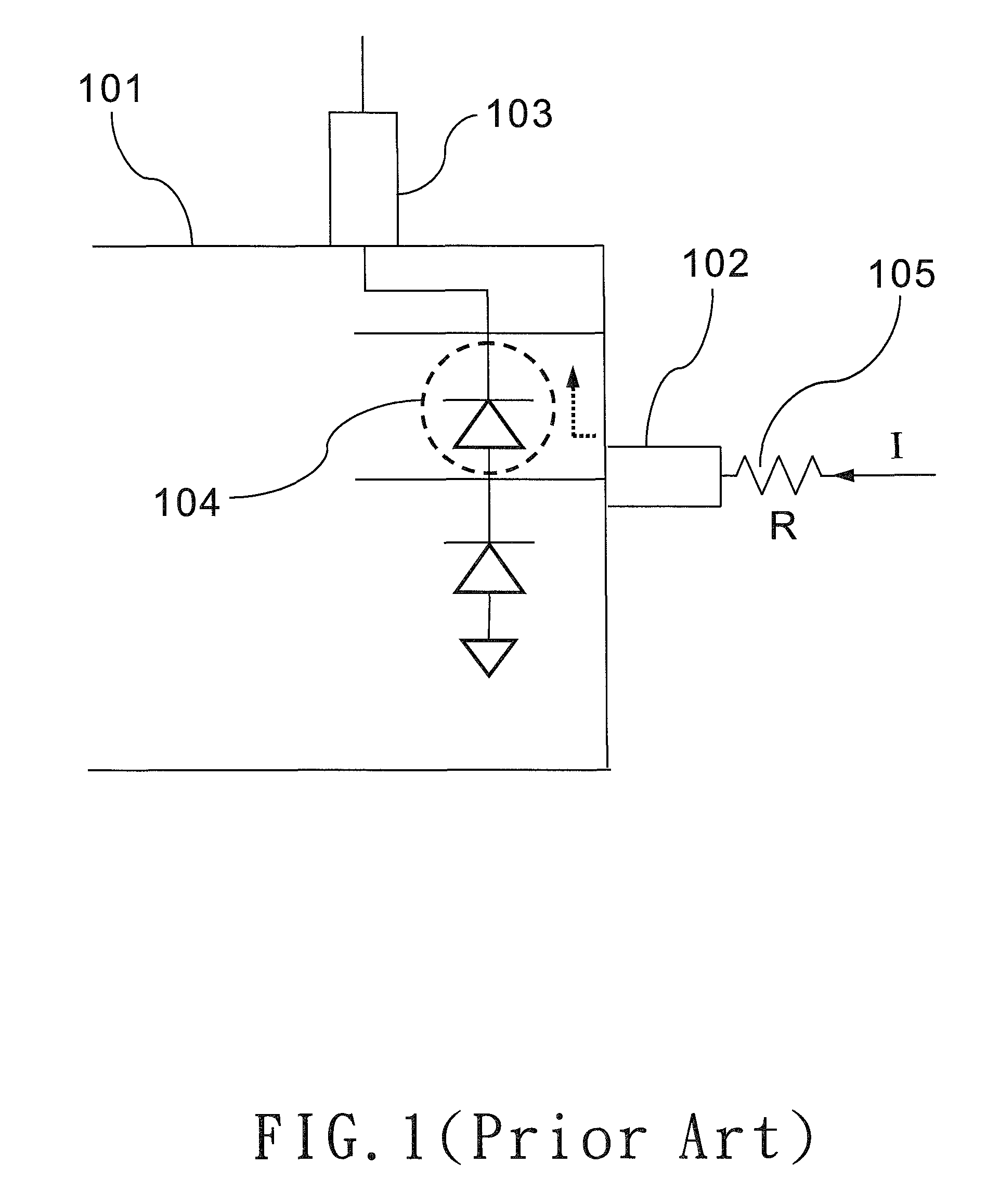 Method for continuity test of integrated circuit