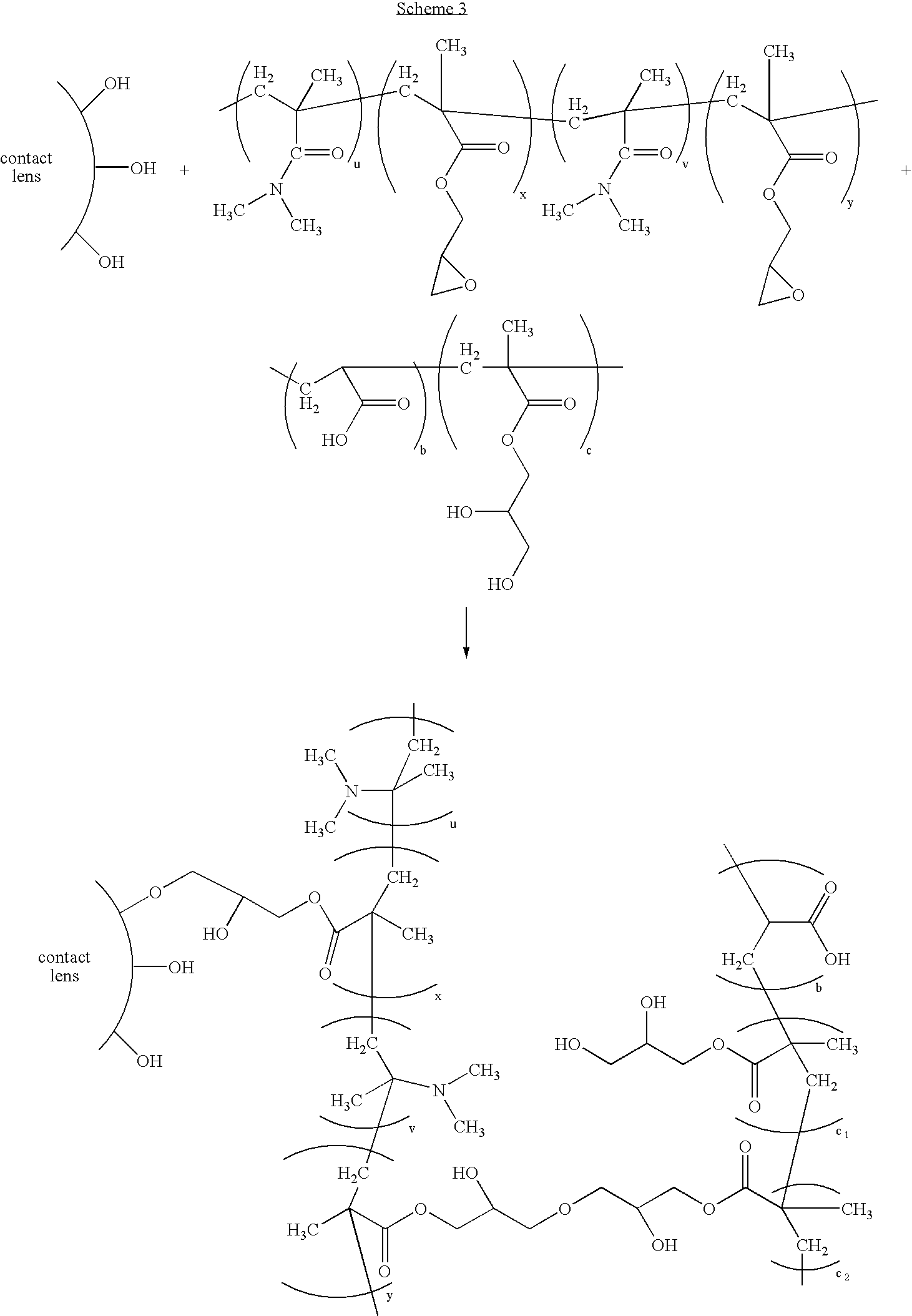 Polymers comprising polyhydric alcohols, medical devices modified with same, and method of making