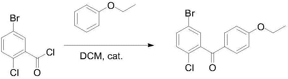 Novel method for synthesizing dapagliflozin intermediate compound