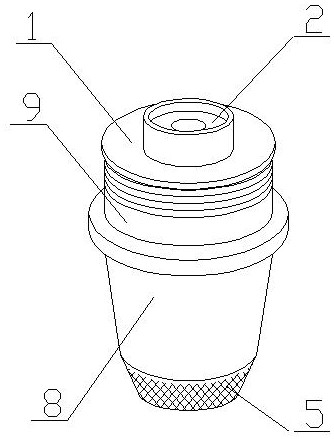 A wind-flow spore trap