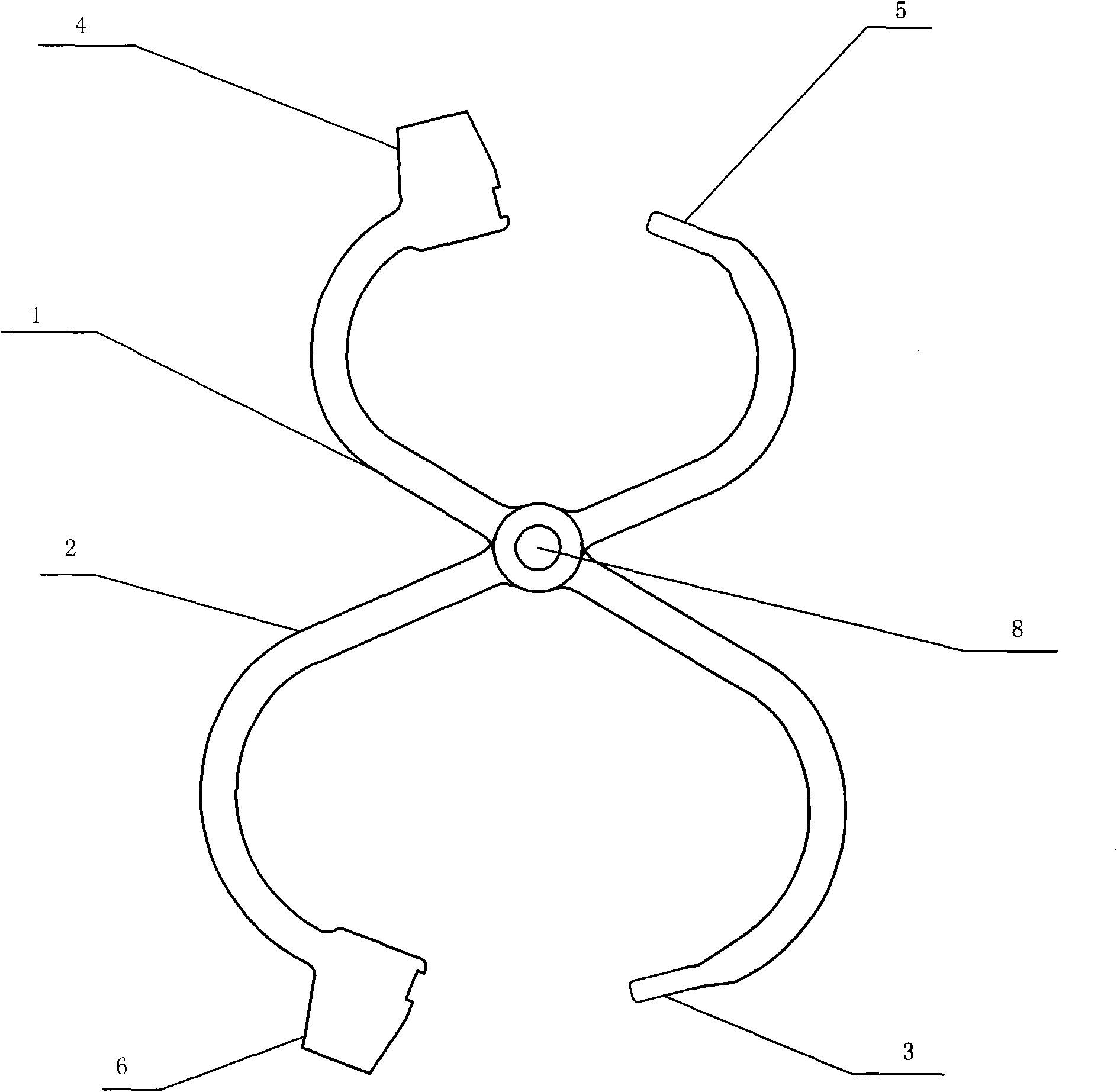 8-shaped lock