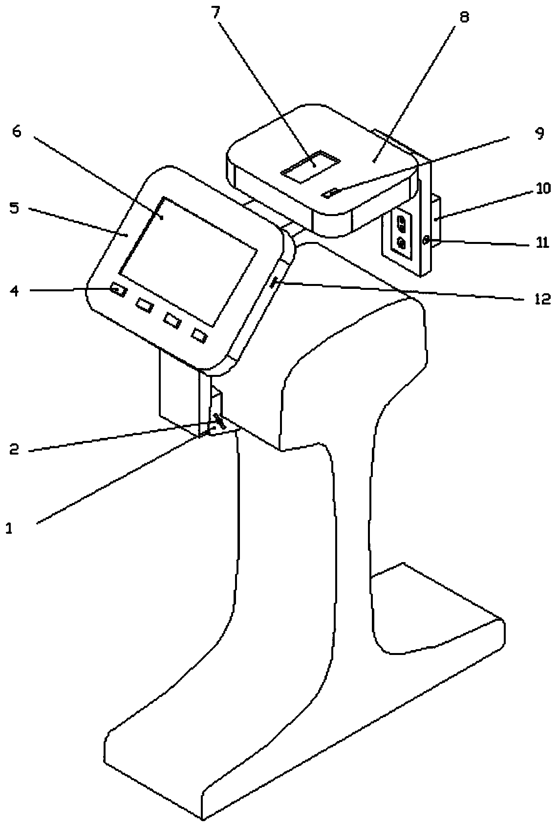 Non-contact rail wear detector, and wear detection method