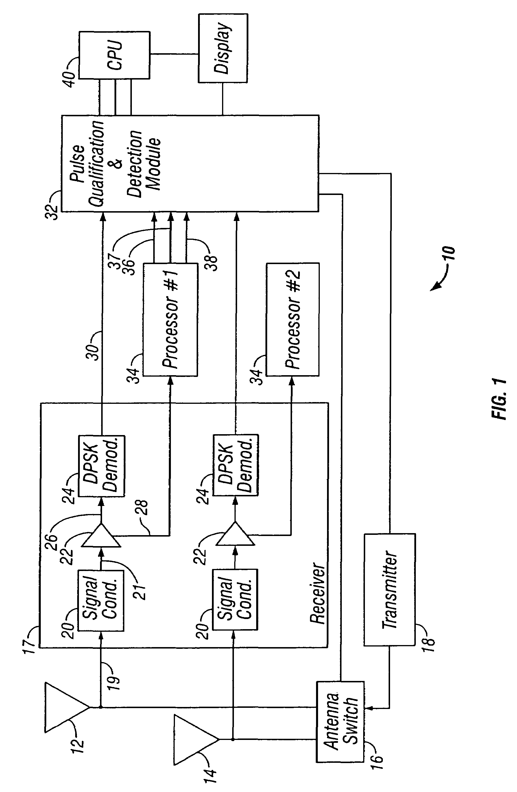 Device and method for SPR detection in a Mode-S transponder