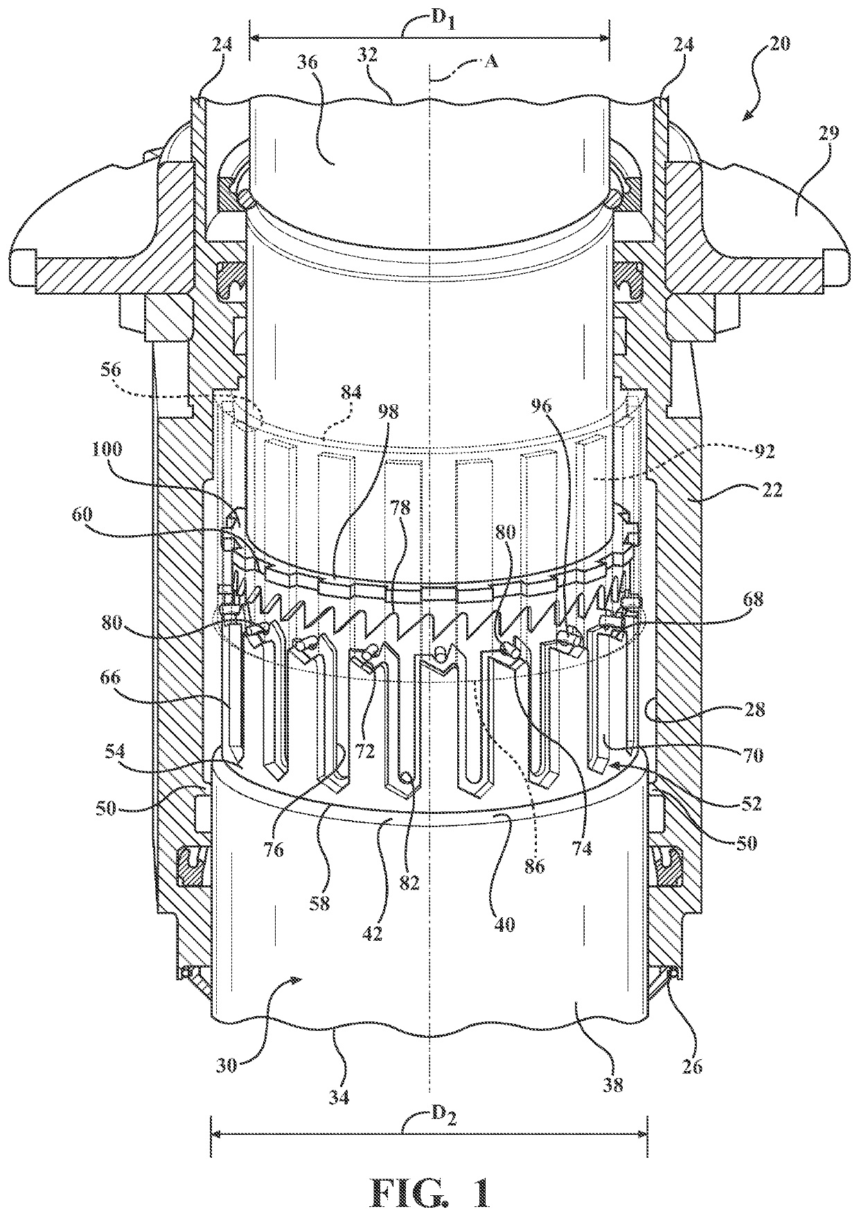 Rotating latch assembly for raising and lowering the height of a vehicle