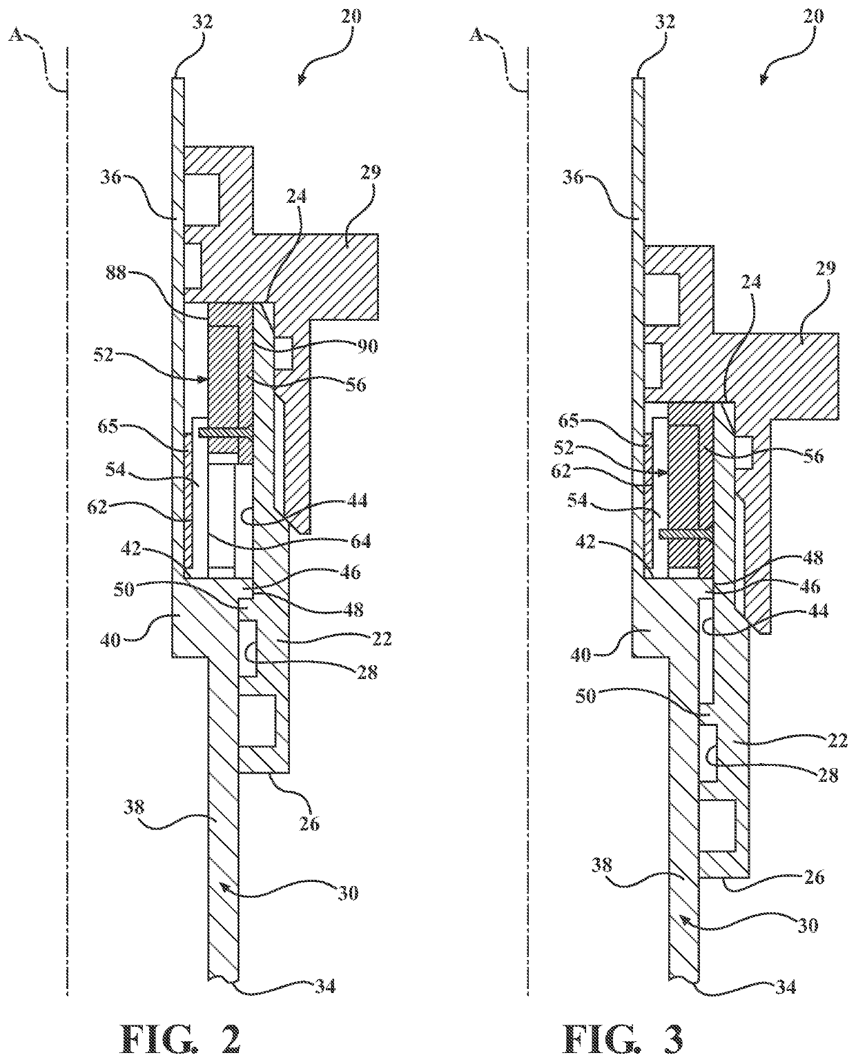 Rotating latch assembly for raising and lowering the height of a vehicle