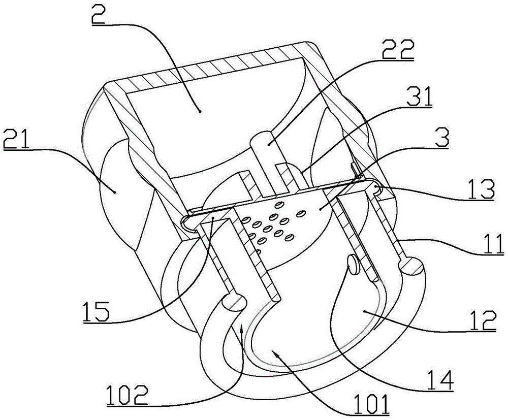 A cupping device that prevents falling off