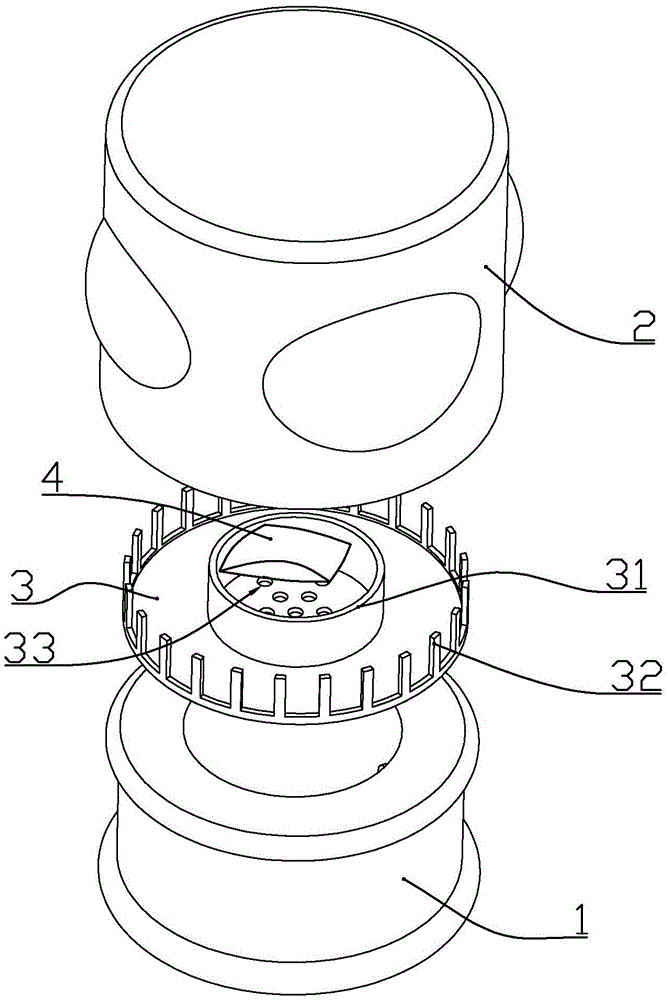 A cupping device that prevents falling off