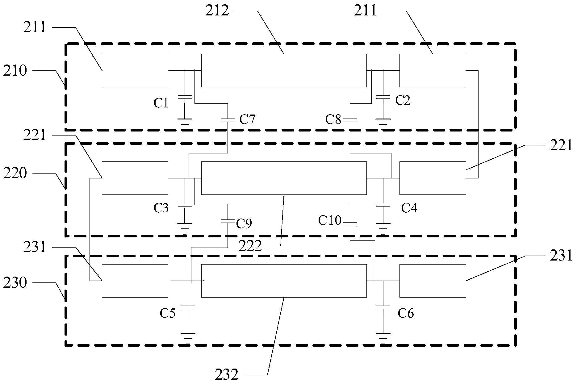 SPICE (simulation program with integrated circuit emphasis) circuit simulation model of resistor module, SPICE simulation method and SPICE simulation device