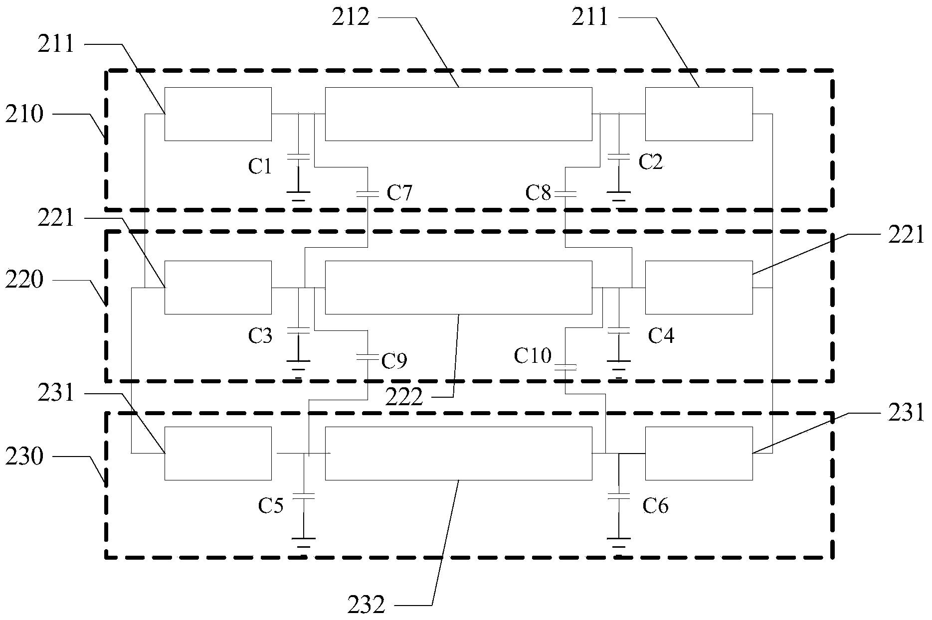 SPICE (simulation program with integrated circuit emphasis) circuit simulation model of resistor module, SPICE simulation method and SPICE simulation device