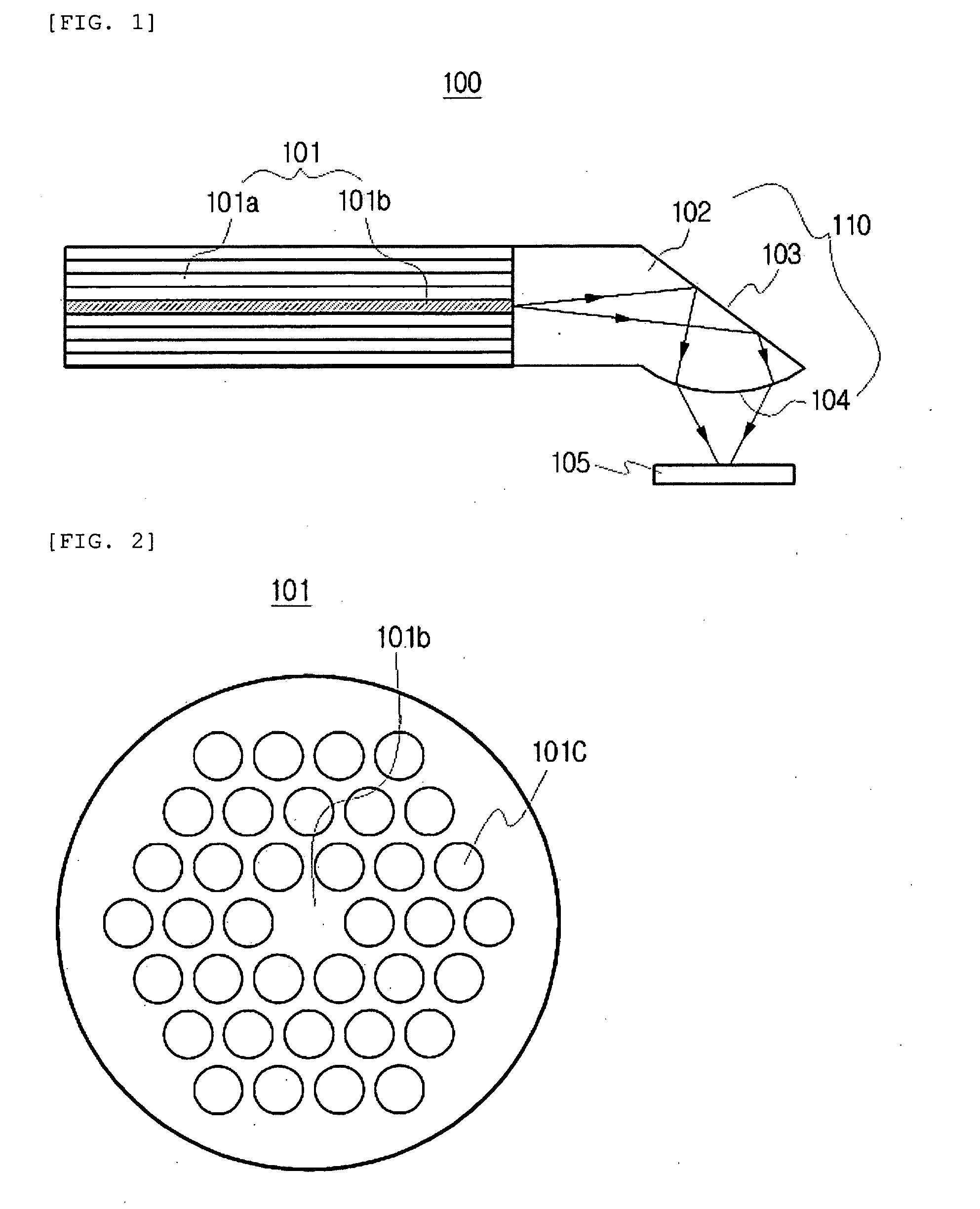 Optical fiber probe for side imaging and method of manufacturing the same