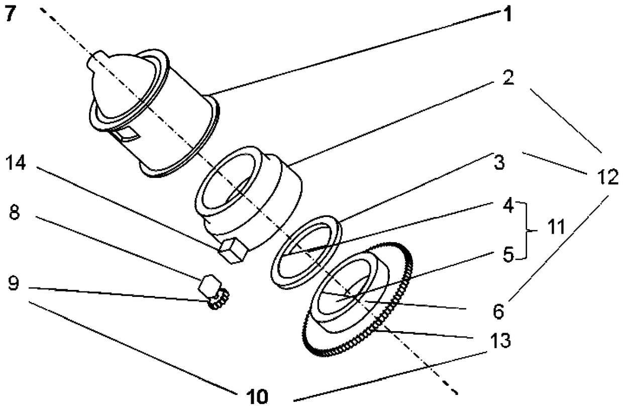 A contrast adjustment mechanism and projector with the same