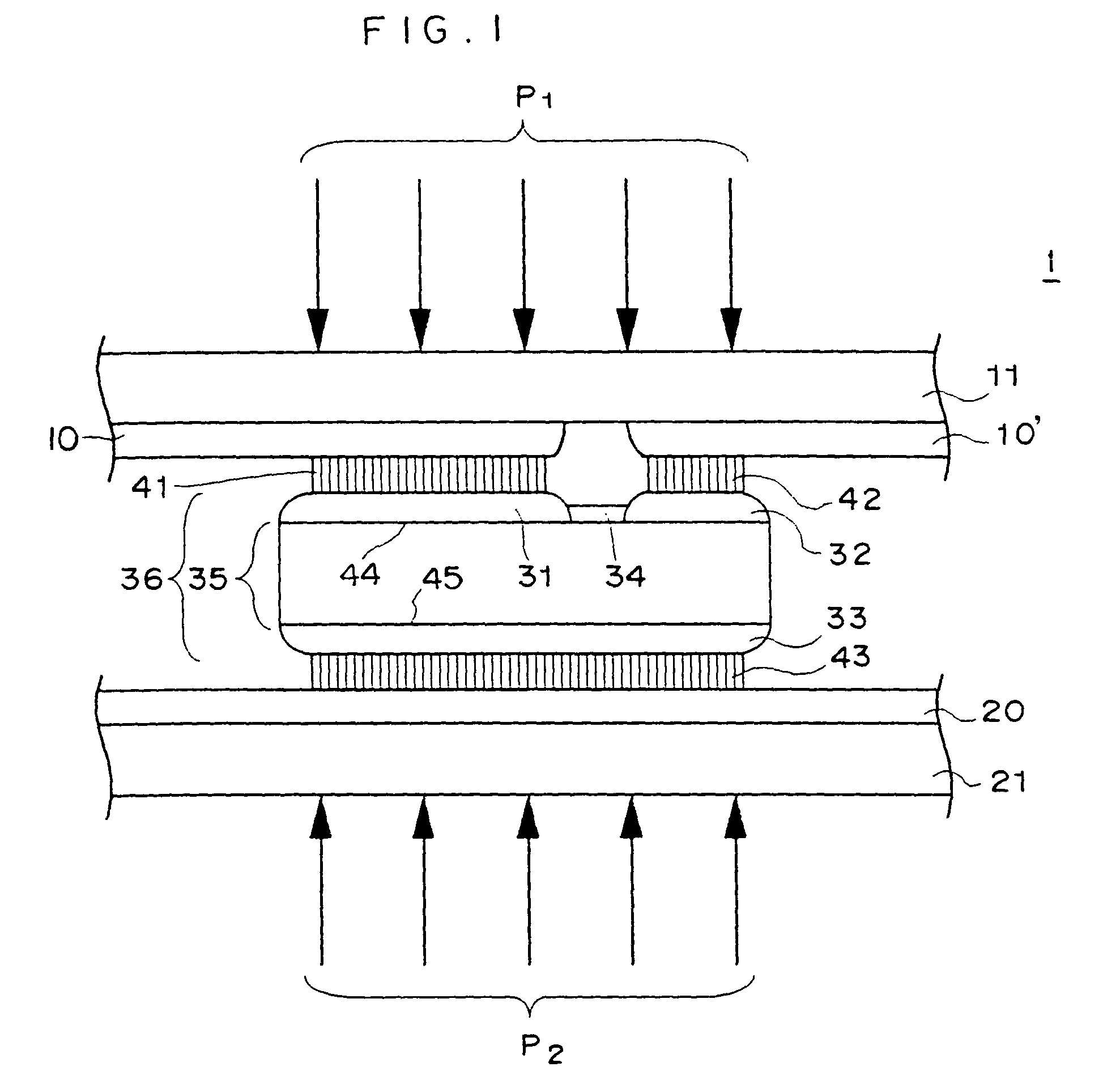 Pressure-welded semiconductor device