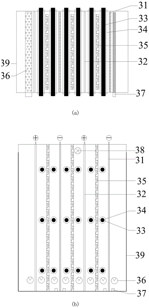 Photoelectrocatalytic/Fenton coupling treatment system and treatment method for high-salt and poly-containing wastewater