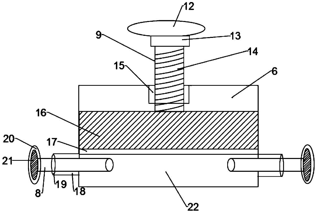 Tension adjustment device for a mechanical arm