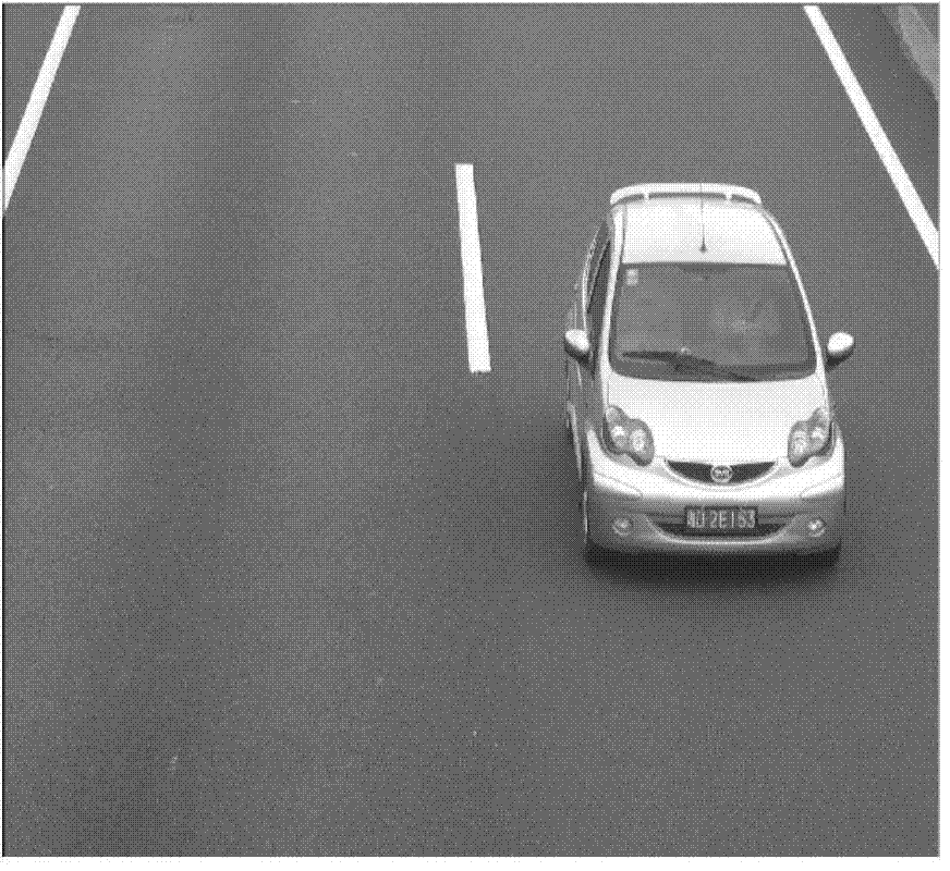 Method for detecting car safety belt fastening state based on road monitoring device